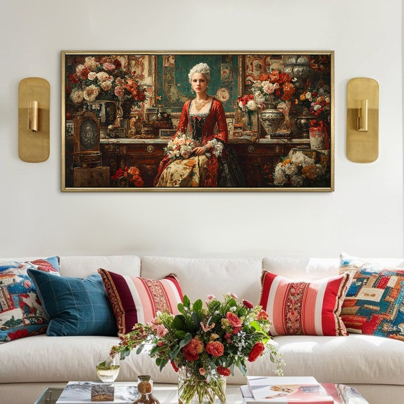 Regency Canvas Wall Painting With Frame