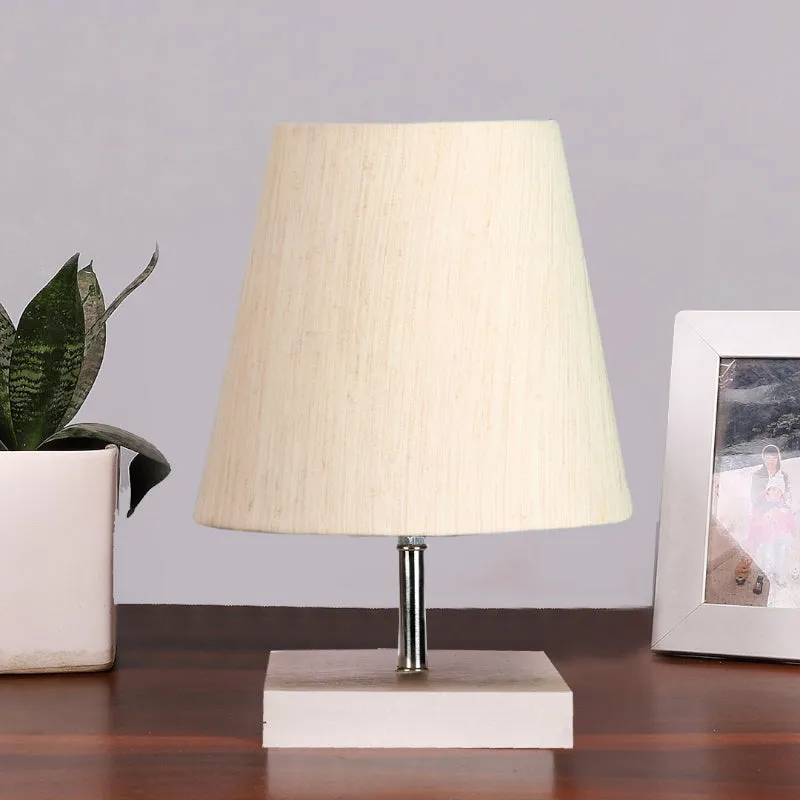 Alsa Fabric Table Lamp - White media 3