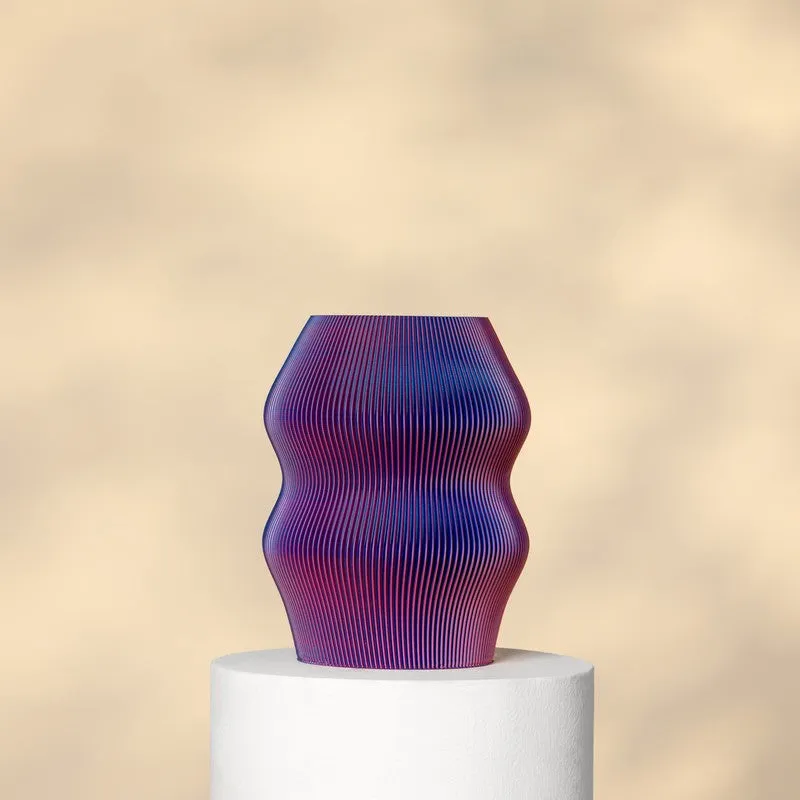 Fig Living Phantom Vase GP RYB (3d Printed) - Two Piece Set media 6