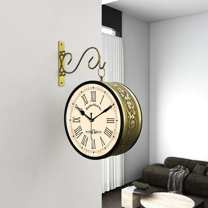 Bronzewick Double Sided Wall Clock media 3