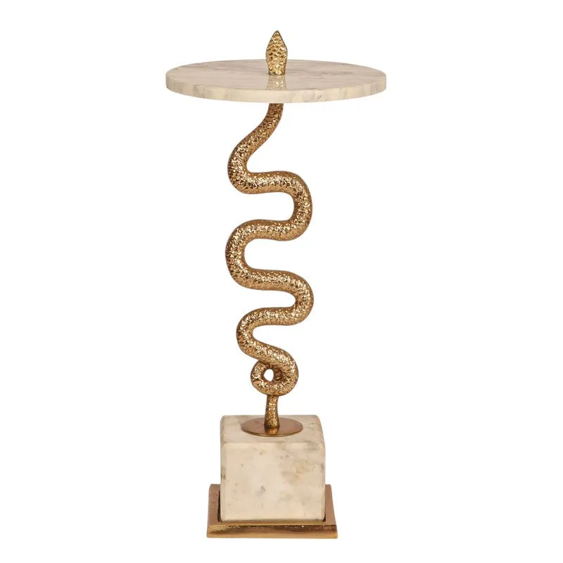 Valdora Accent Table - Gold media 3