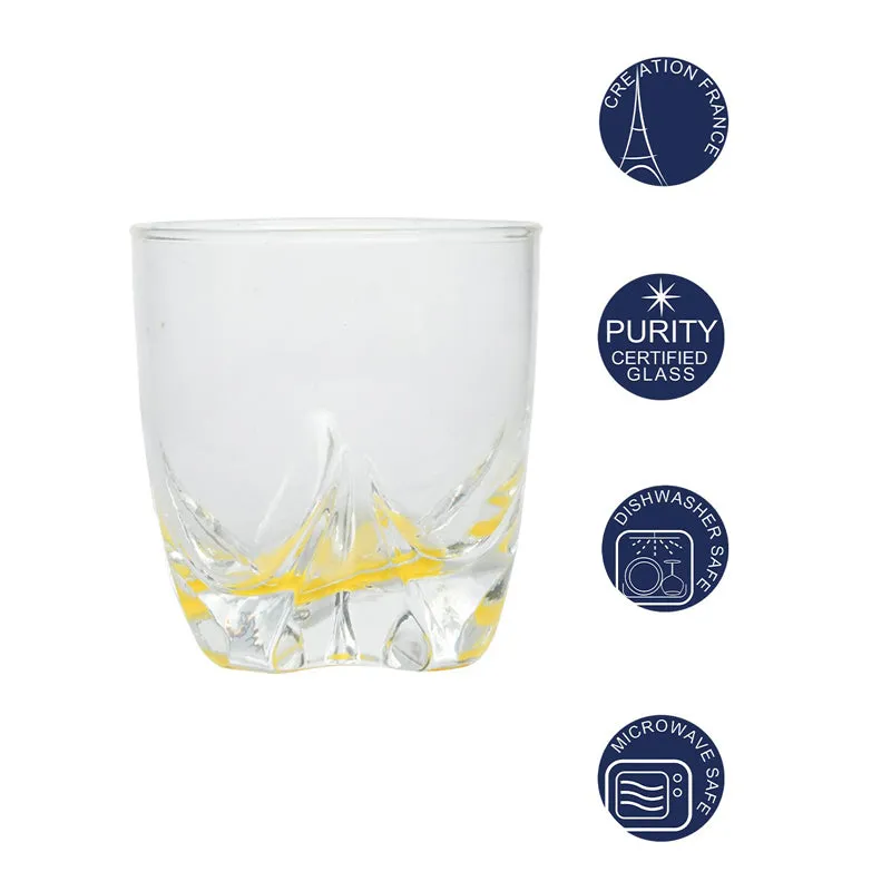 Luminarc Lisbonne Whiskey Glass (300 mL/Multicolor) - Set Of Six media 5