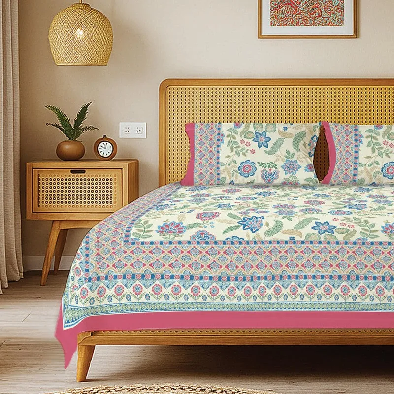 Urban Space Rasa Soft Cotton Bedsheet - 240 TC media 3