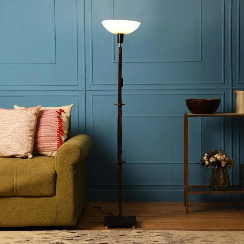 Corvina Black Mara Floor Lamp With Shelf media 3