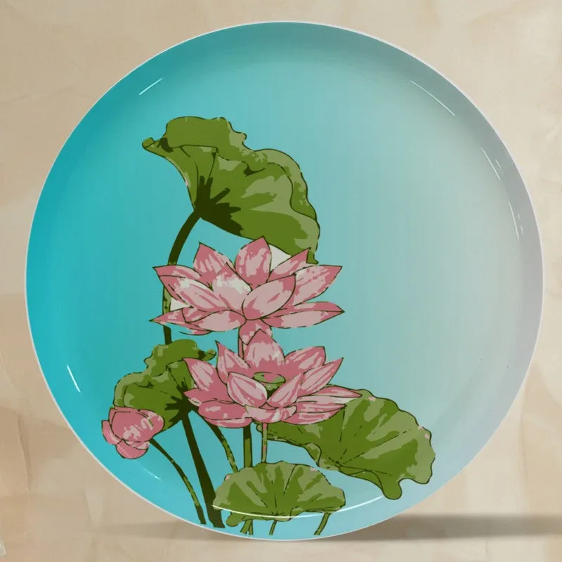 Garden Whimsy Metal Wall Plates - Set of Four - 3