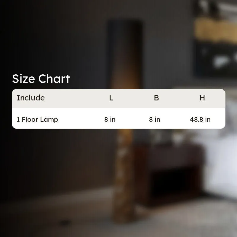 Tall Black Mango Wood Floor Lamp media 13