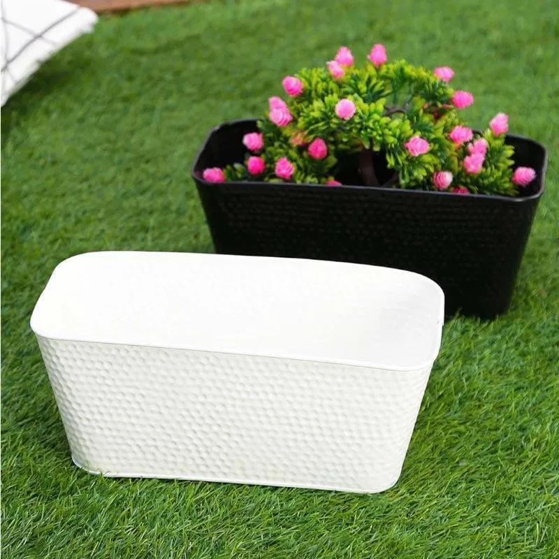 Grow Greens Planter (Black & White) - Set Of Two media 3