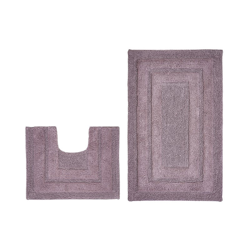 Aqualoom Anti skid Bath Mat (Purple) - Set Of Two media 4