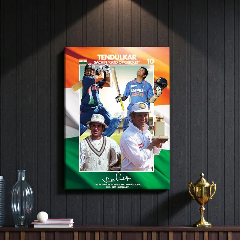 Tendulkar Canvas Wall Art media 3