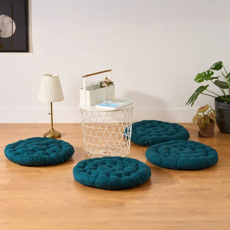 Gloria Floor Cushion (Botanical Green) - Set Of Four media 1