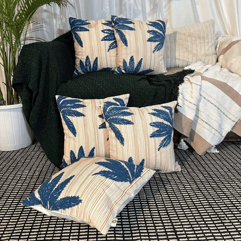Leaves Cushion Cover - Set Of Five media 1
