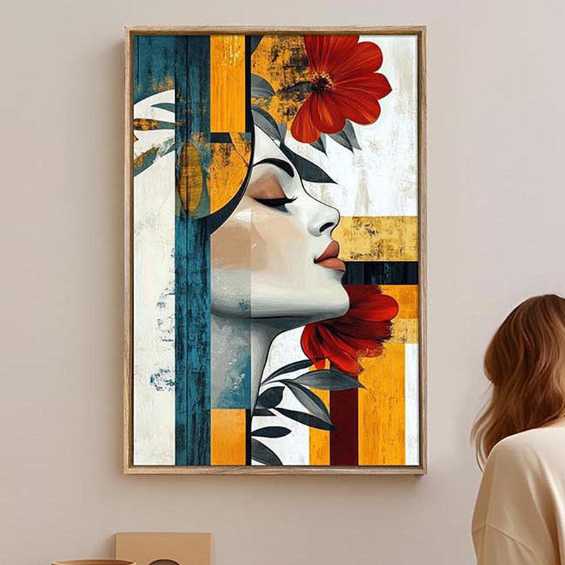 Nature’s Halo Canvas Modern Canvas Wall Art With Frame media 4