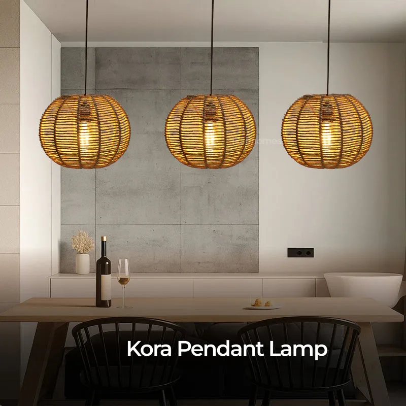 Lume Ray Rattan Ceiling Lamp media 7