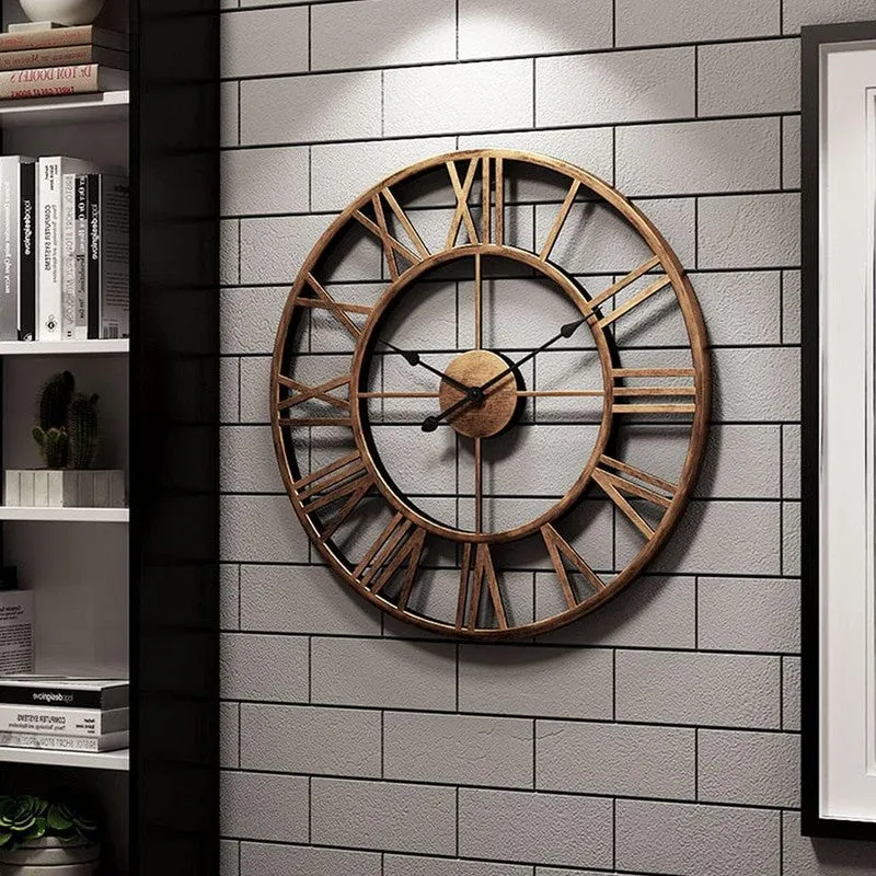 Timey Silent Wall Clock - Bronze media 1