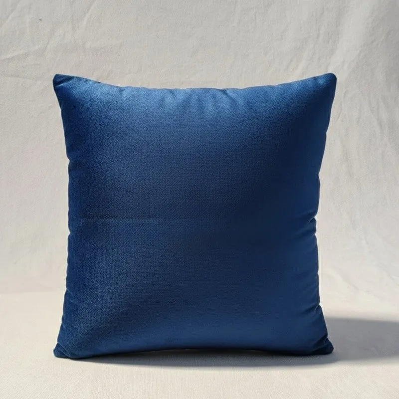 Equine Embroidered Cushion cover (Blue) - Set Of Two media 5