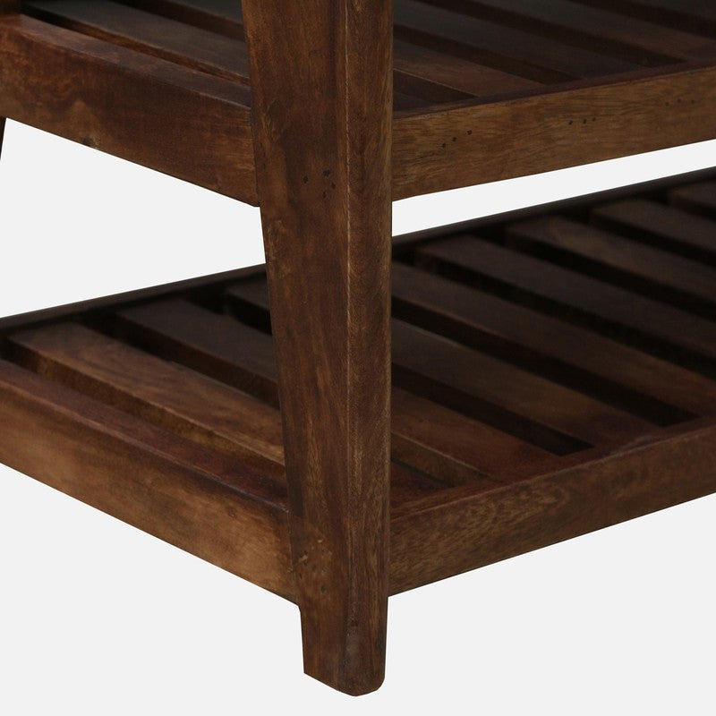 Sole Nest Mango Wood Shoe Rack - Green media 7