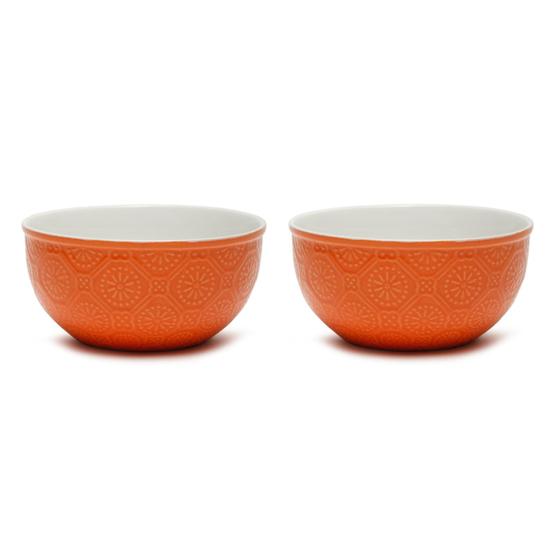 Cuppa Serving Bowl (Orange,600 mL) - Set Of Two media 6