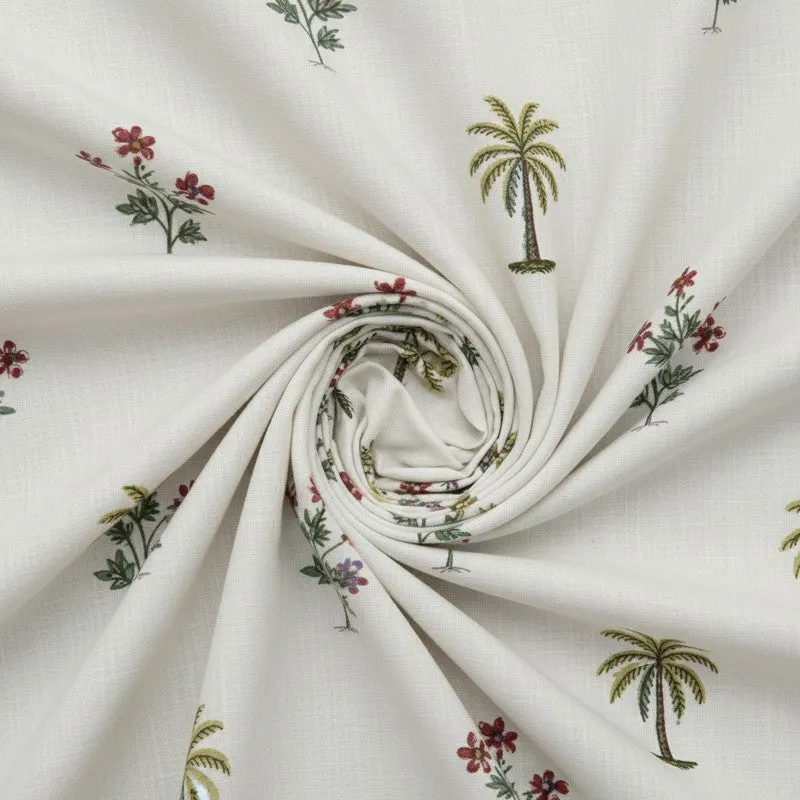 Haveli Cotton Bedsheet (White, Red) - 180 TC media 5