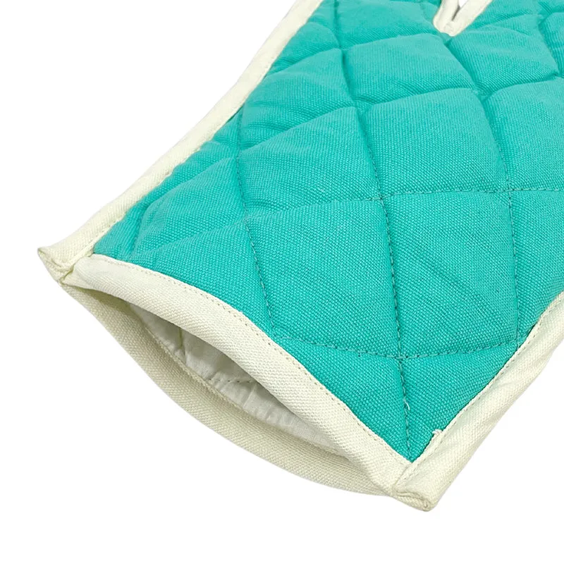 Swayam Teplo Kitchen Gloves (Turquoise & Yellow) - Set Of Two media 6