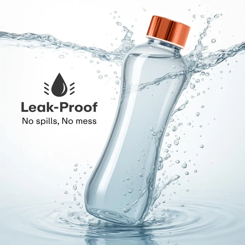 Rioware Active Pour Water Bottle (Copper & Transparent)-1000 mL media 4