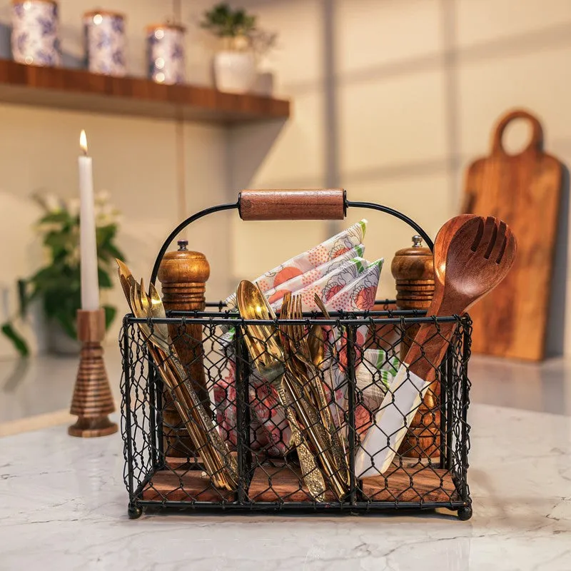 TableStore Metal Fruit Basket media 1