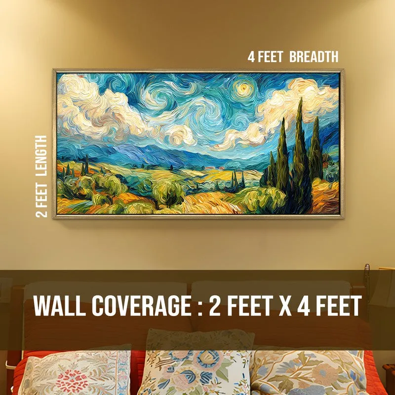 Skylume Canvas Wall Painting With Frame media 8