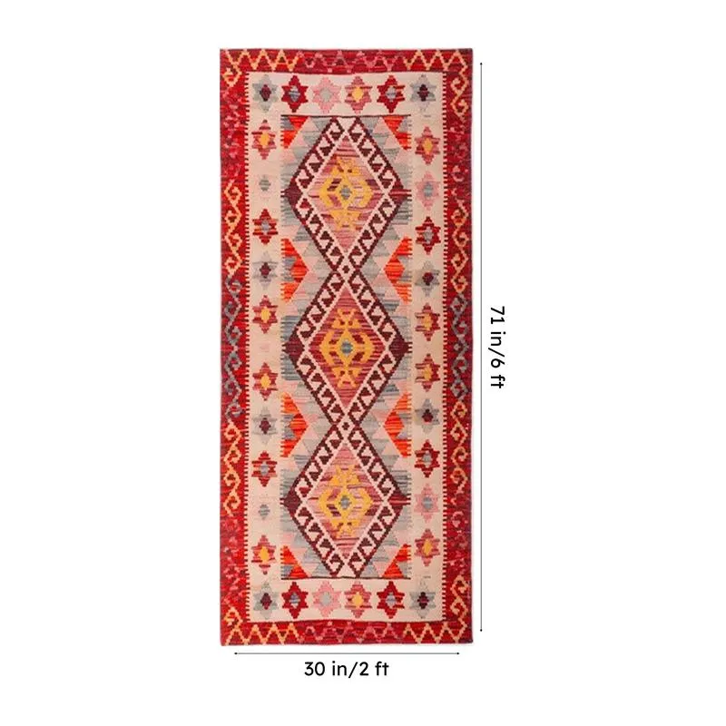 Pattern Play Cotton Hand Woven Runner Rug media 7