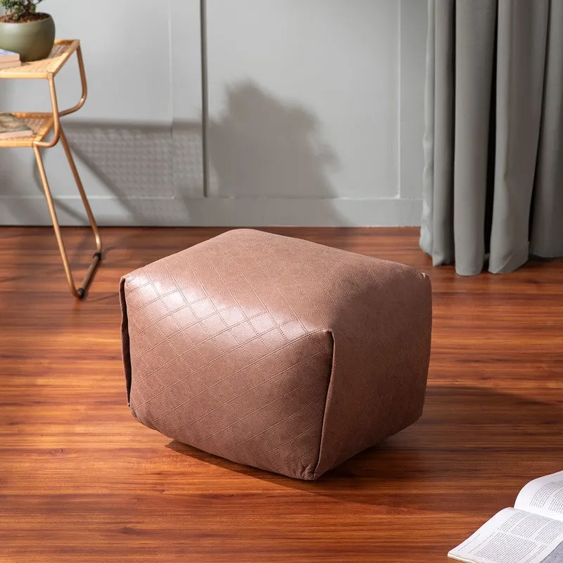 Light Utility Pouffe - Brown media 5