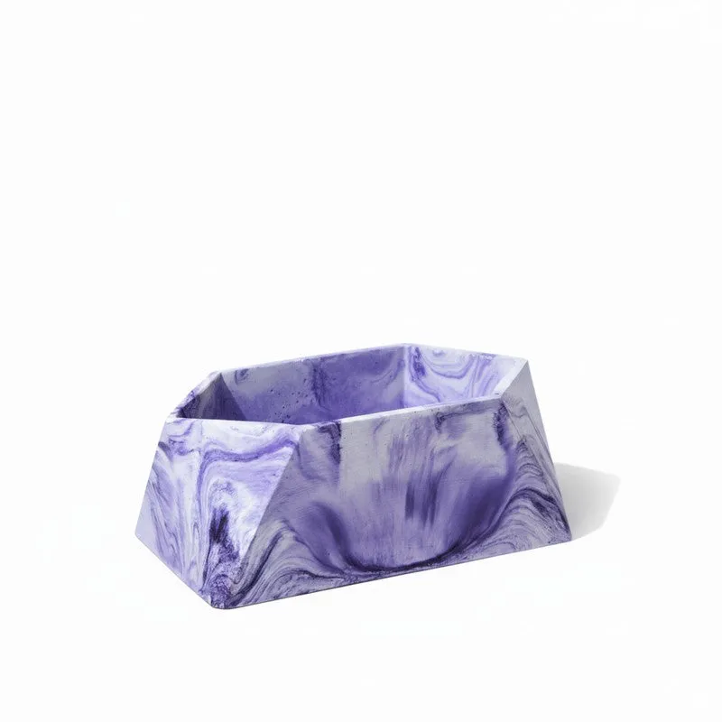 Trapex Concrete Planter - Purple media 3