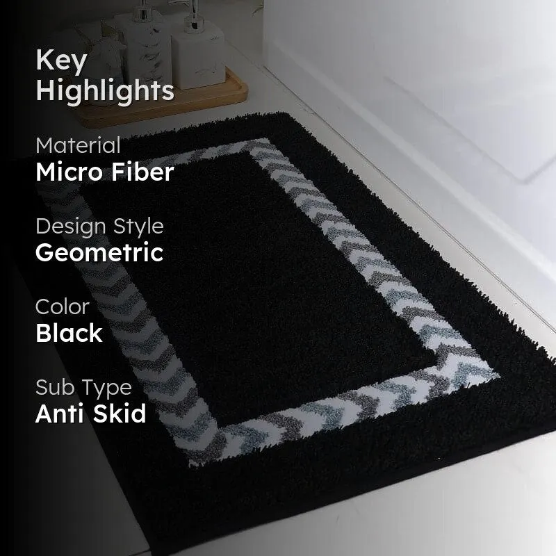 Luxe Cove Bathmat - Black media 2