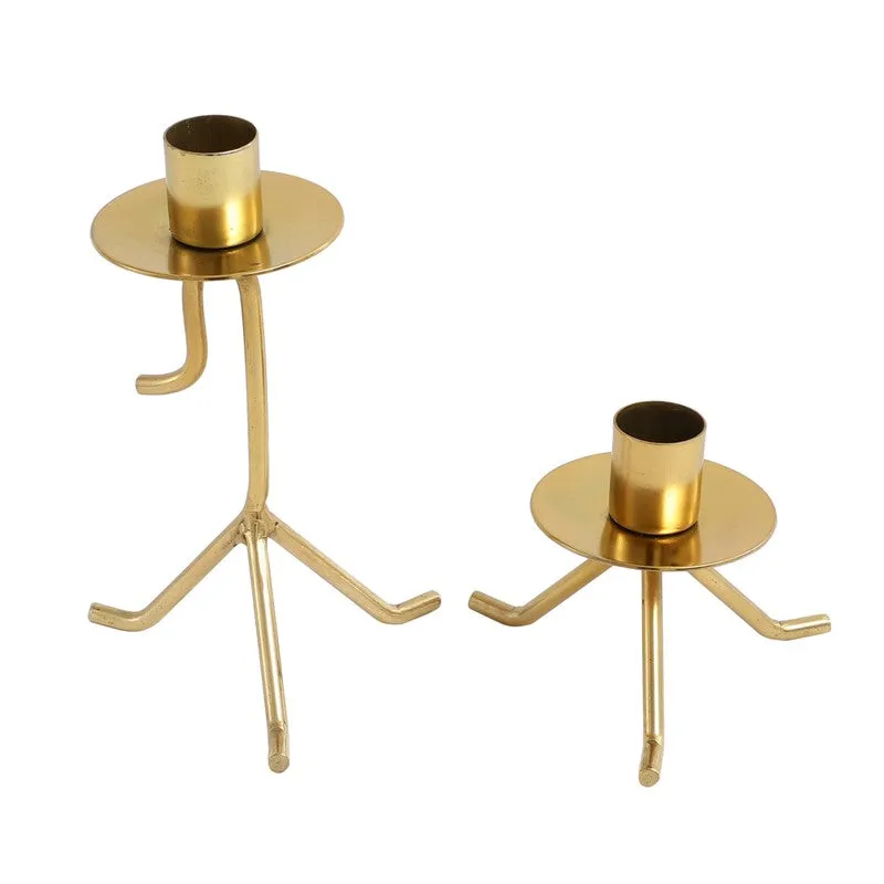 Marquesa Glow Gold Candle Holders - Set Of Two media 6