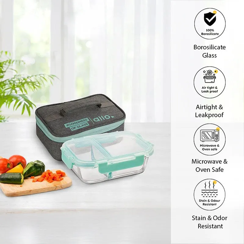 Casper Lunchbox With Bag (Grey) - 1000 ML media 1