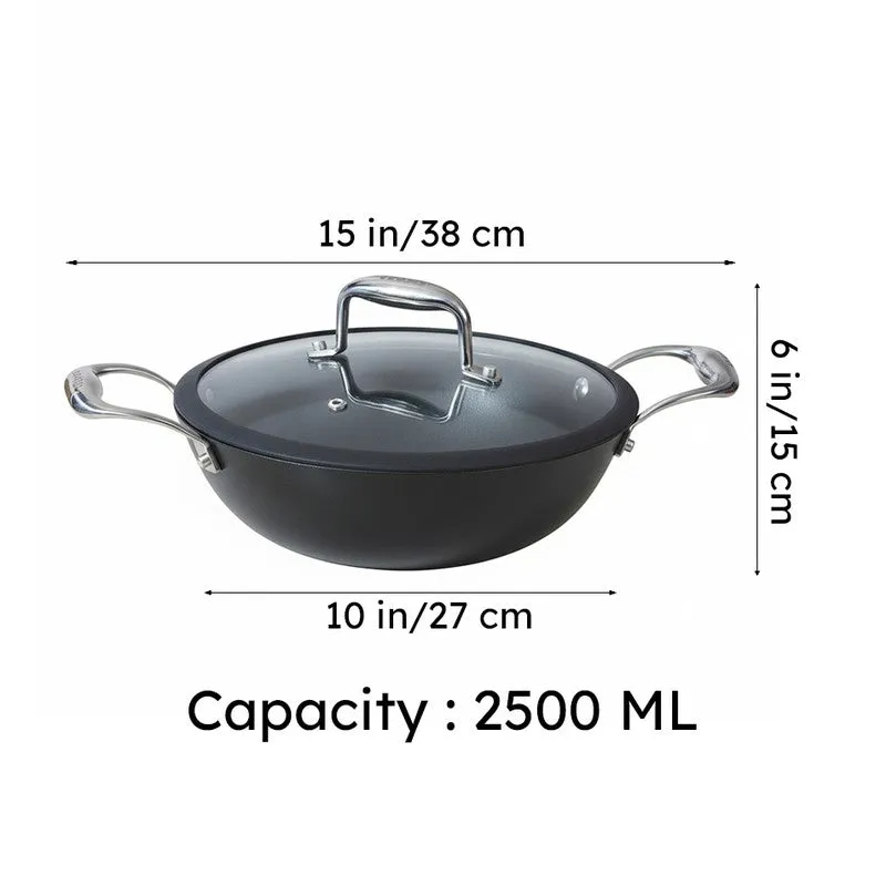 Vinod Sizzle King Kadhai With Lid - 2500 mL media 12