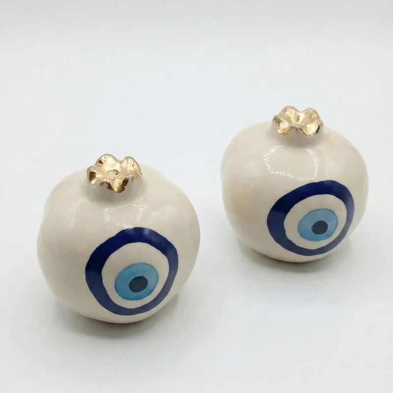 Artisan EvilEye Ceramic Salt & Pepper Bottle (50 mL each) - Set Of Two media 5