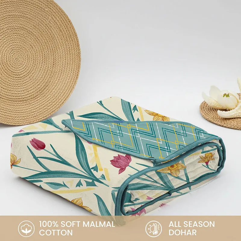 Urban Space Spring Reversible Dohar - Turquoise media 8