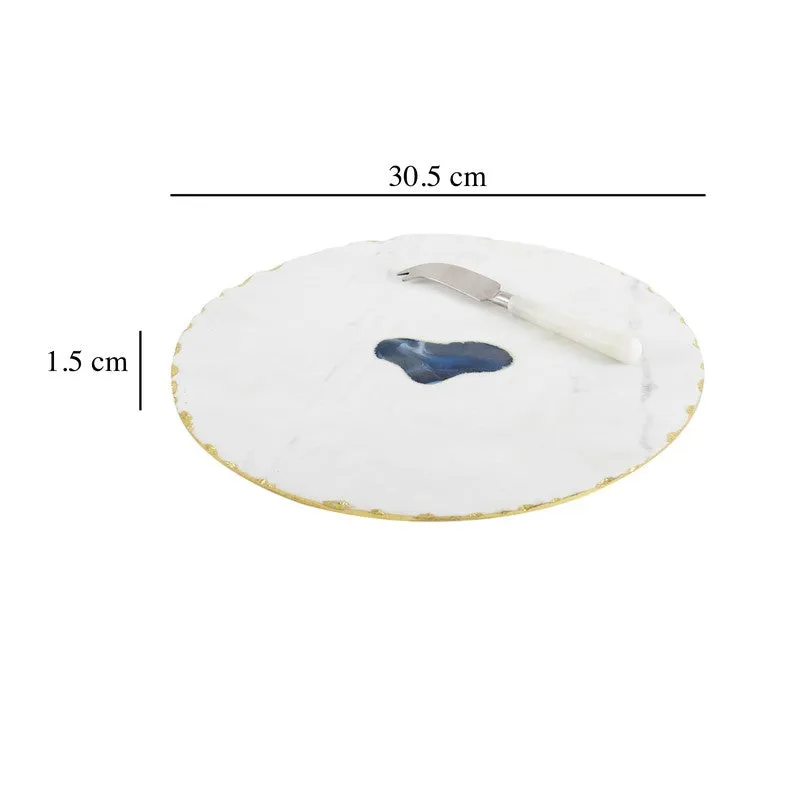 Solara Bloom (Marble,Metal) Platter media 8