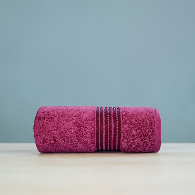 Micro Cotton LuxeDry Soothe Bath Towel - Maroon image 4