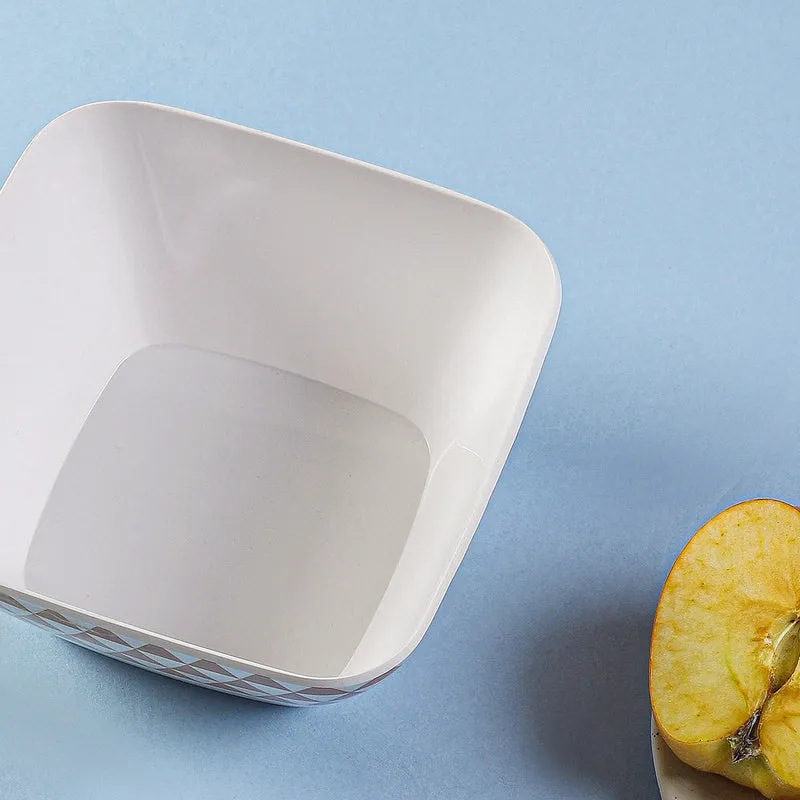 Mivono Snack Bowl (White & Brown) - 1020 ML media 4
