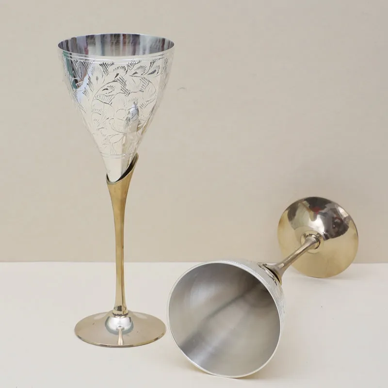 Ruqayya Martini Glasses (100 ML) - Set Of Two media 5