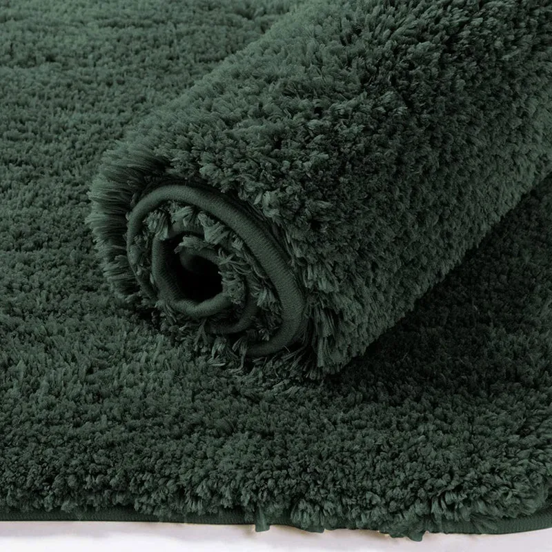 Nuo Luxe Micro Fiber Runner Rug - Forest Green media 3