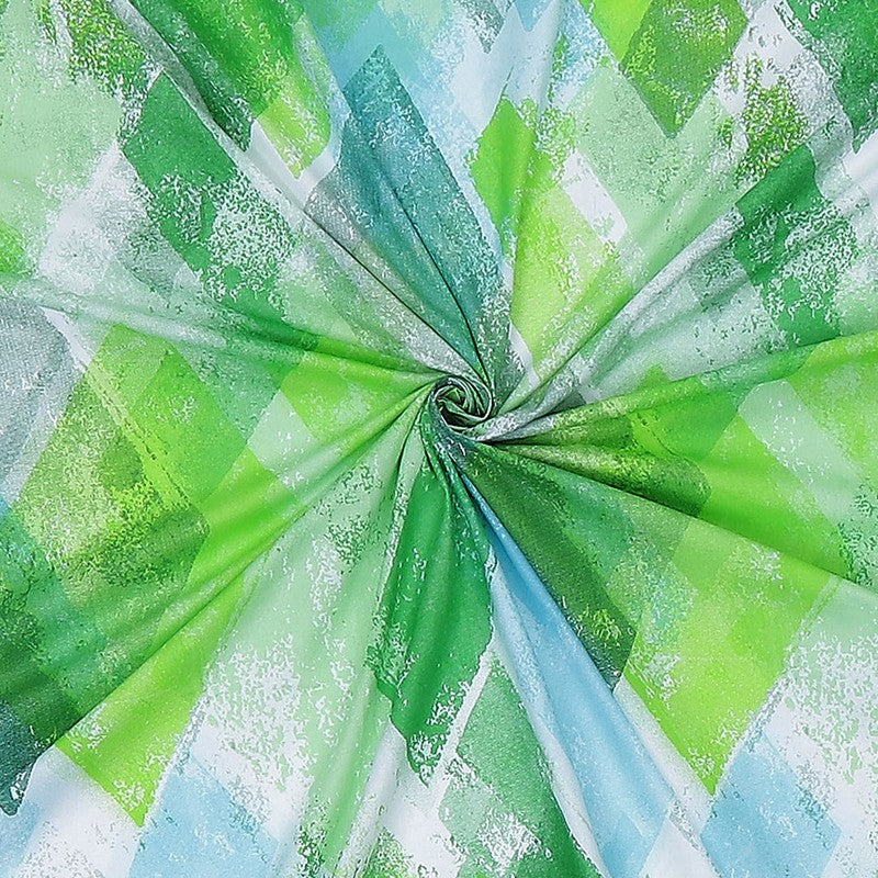 Monte Carlo Modern Muse Cotton Bedsheet (Green) - 104 TC media 10