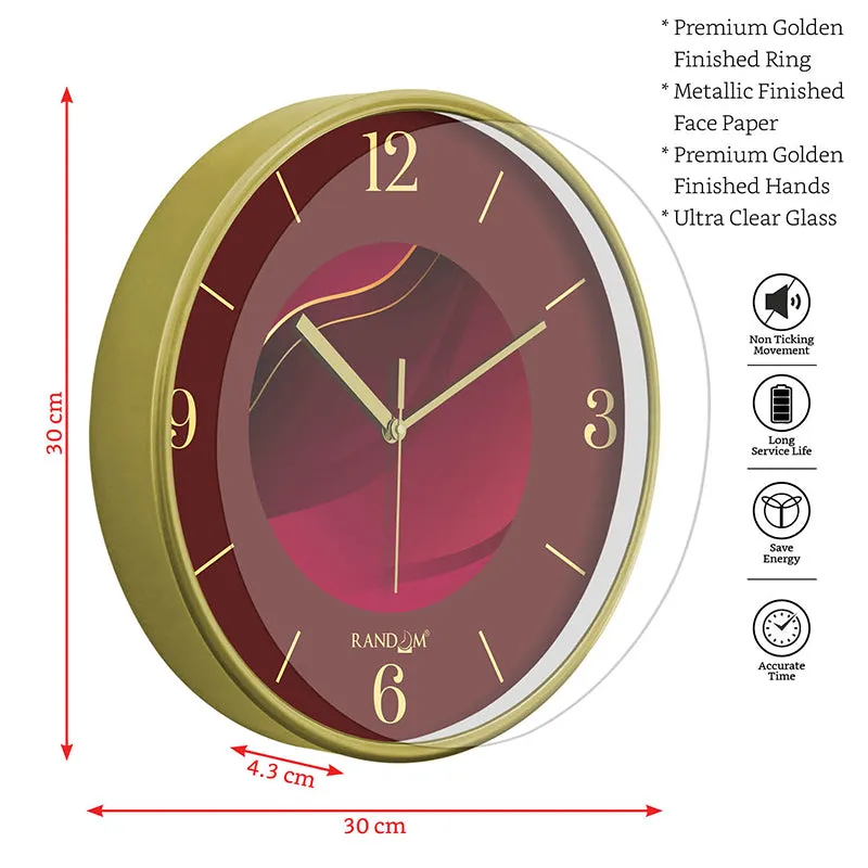 Tempus Crimsa Wall Clock media 8