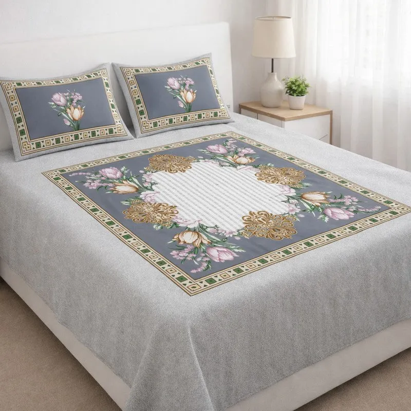 Bloom Touch Printed Bedsheet - 180 GSM media 3