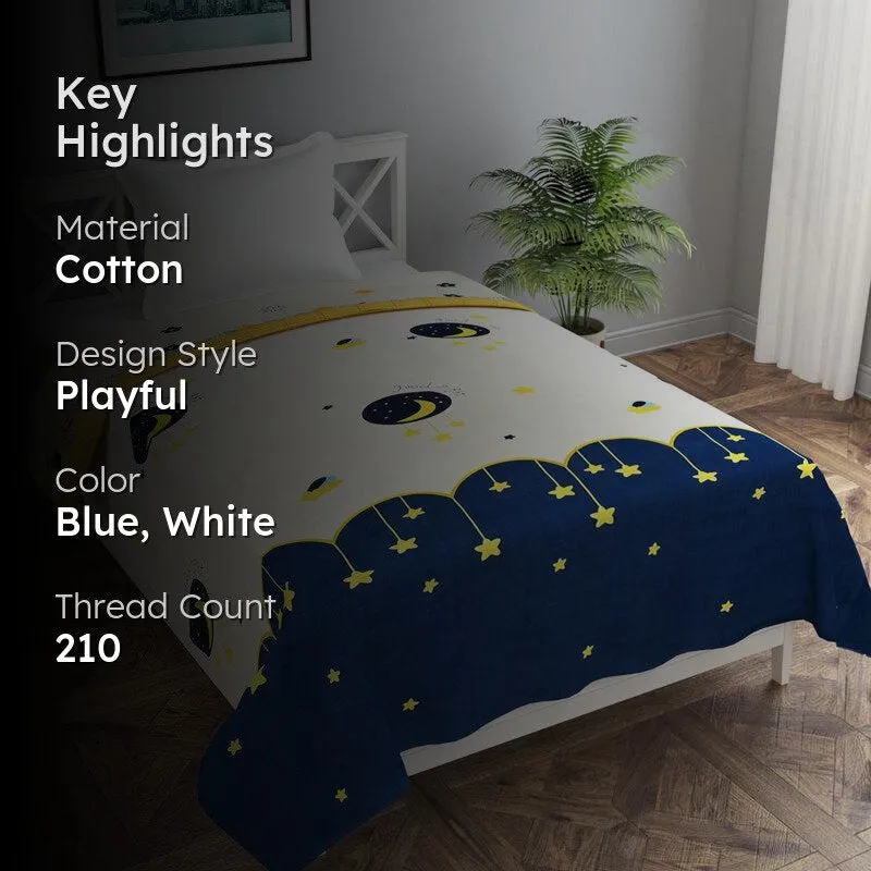 Lunar Lullabies Kids' Cotton Duvet Cover - 210 TC media 2