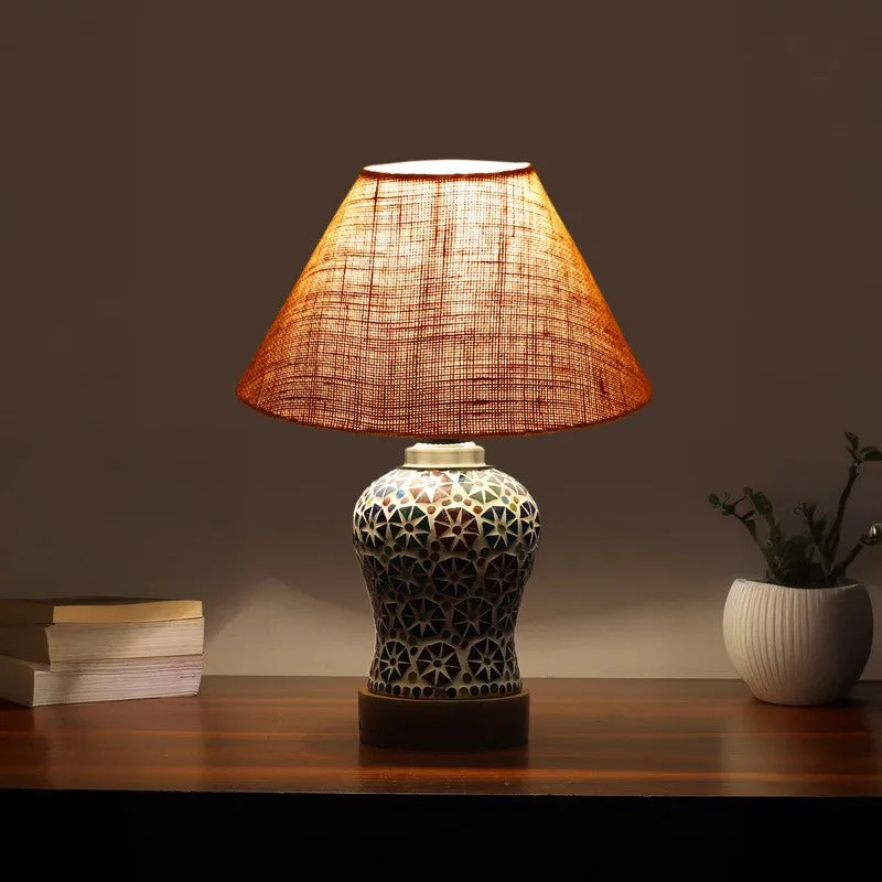 Ravixa Wooden Table Lamp - Multicolor media 1