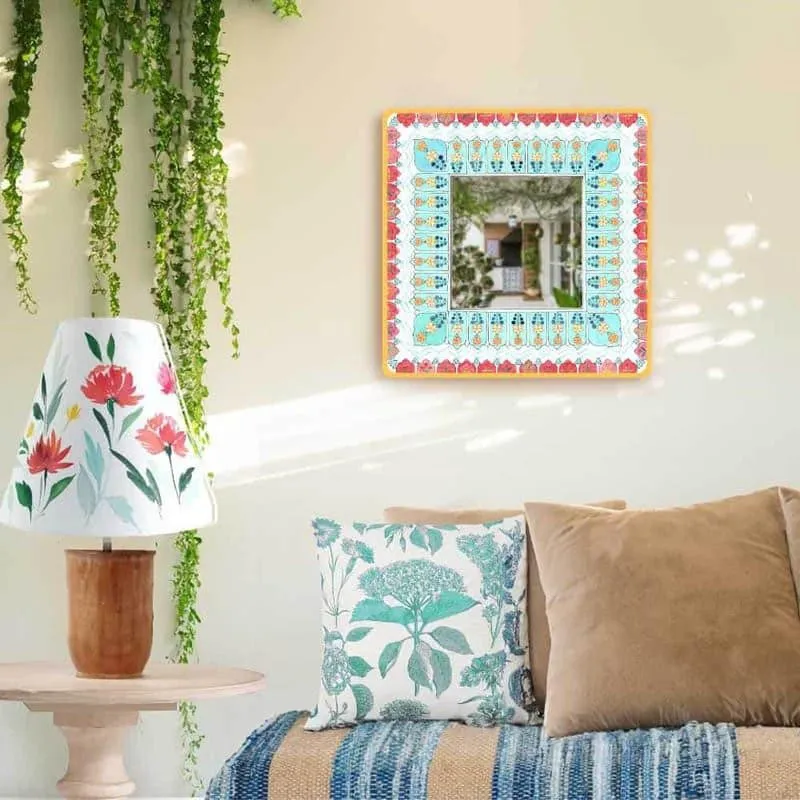 Nirga Designer Handpainted Mirror media 3