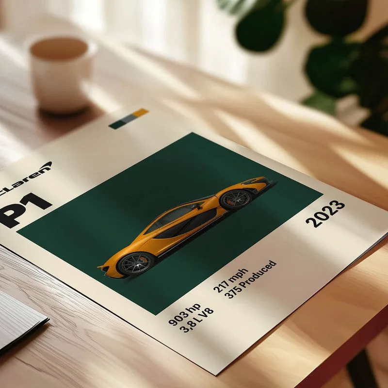 McLaren P1 Legacy Wall Poster media 4