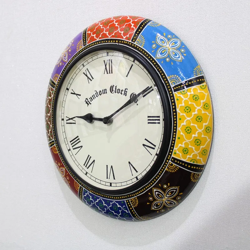 Novara Brass Analog Wall Clock media 7