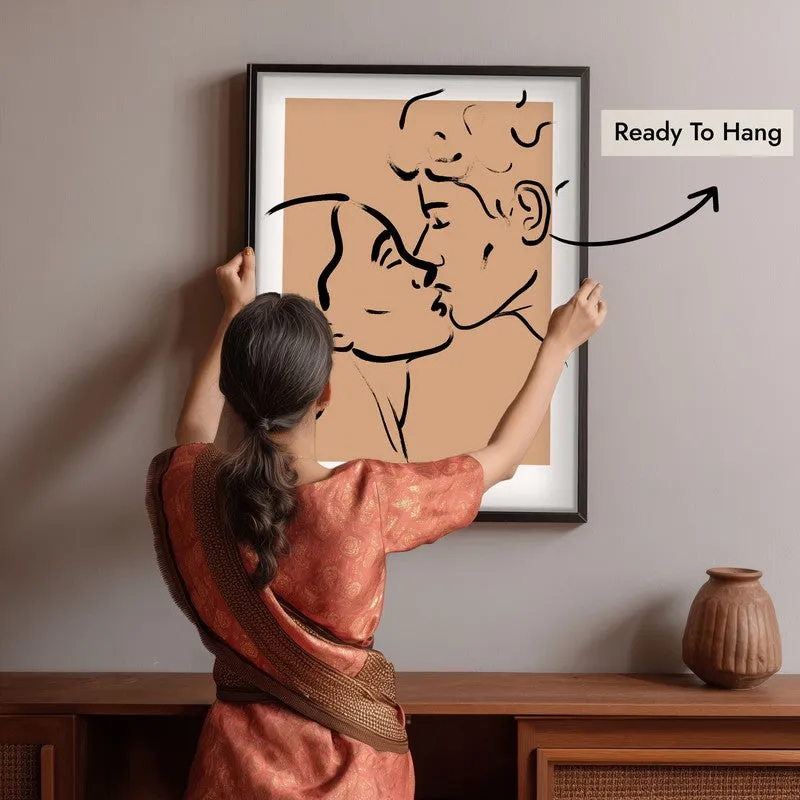 Proximity Canvas Wall Painting With Black Frame media 6