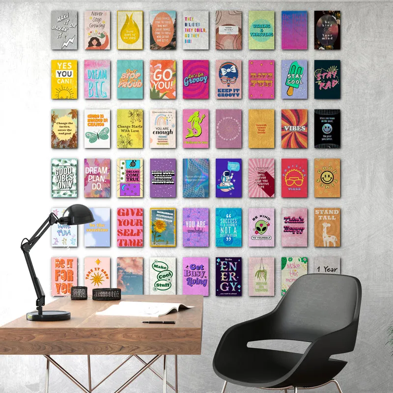Art Of Positivity Wall Poster - Set Of Fifty Four media 1
